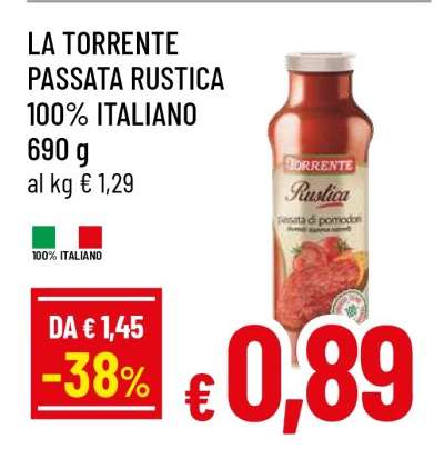LA TORRENTE PASSATA RUSTICA