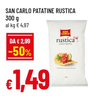 SAN CARLO PATATINE RUSTICA