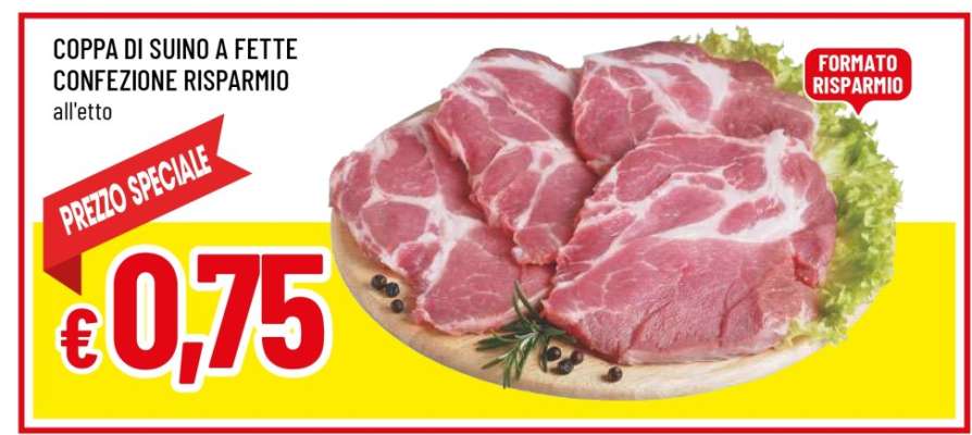 COPPA DI SUINO A FETTE CONFEZIONE RISPARMIO