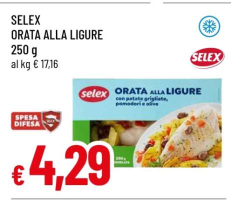 SELEX ORATA ALLA LIGURE