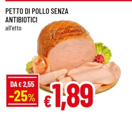 PETTO DI POLLO SENZA ANTIBIOTICI