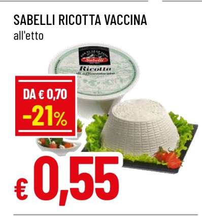 SABELLI RICOTTA VACCINA