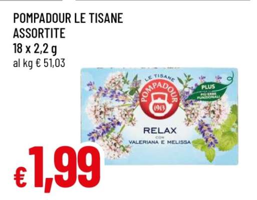 POMPADOUR LE TISANE ASSORTITE