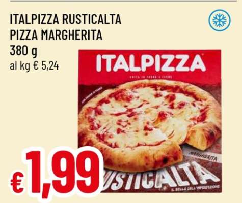 ITALPIZZA RUSTICALTA PIZZA MARGHERITA