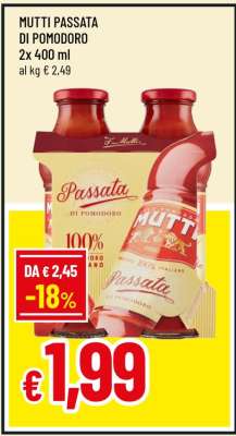 MUTTI passata di pomodoro