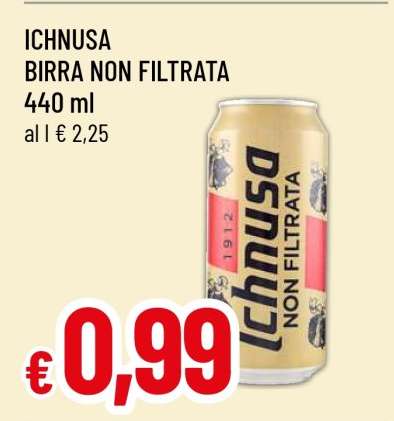 ICHNUSA BIRRA NON FILTRATA