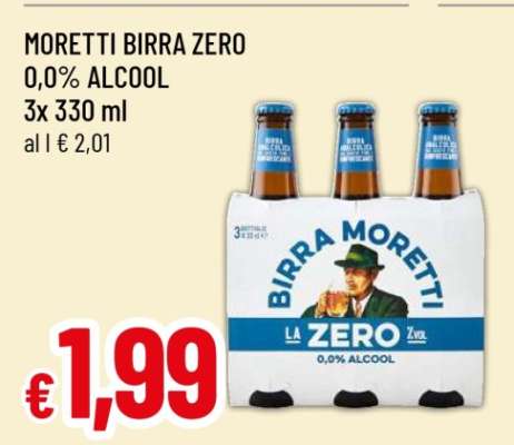 MORETTI BIRRA ZERO