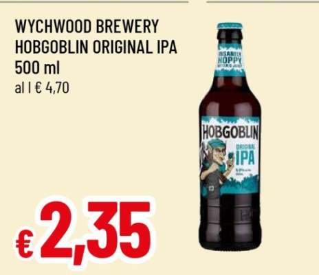 WYCHWOOD BREWERY HOBGOBLIN ORIGINAL IPA