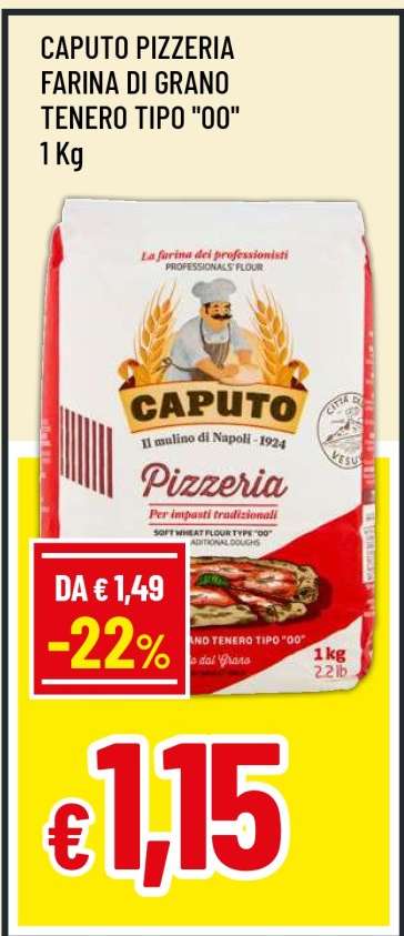 CAPUTO PIZZERIA FARINA DI GRANO TENERO TIPO"00"