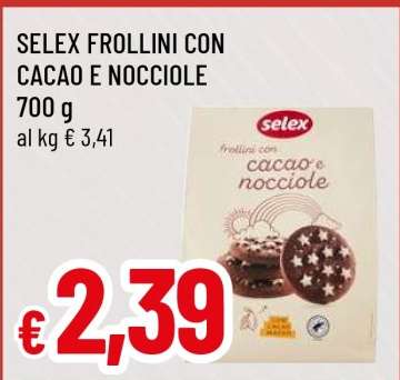 SELEX Frollini con Cacao e Nocciole
