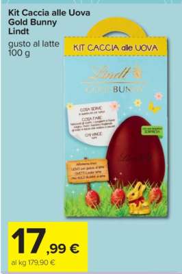 Kit Caccia alle Uova Gold Bunny