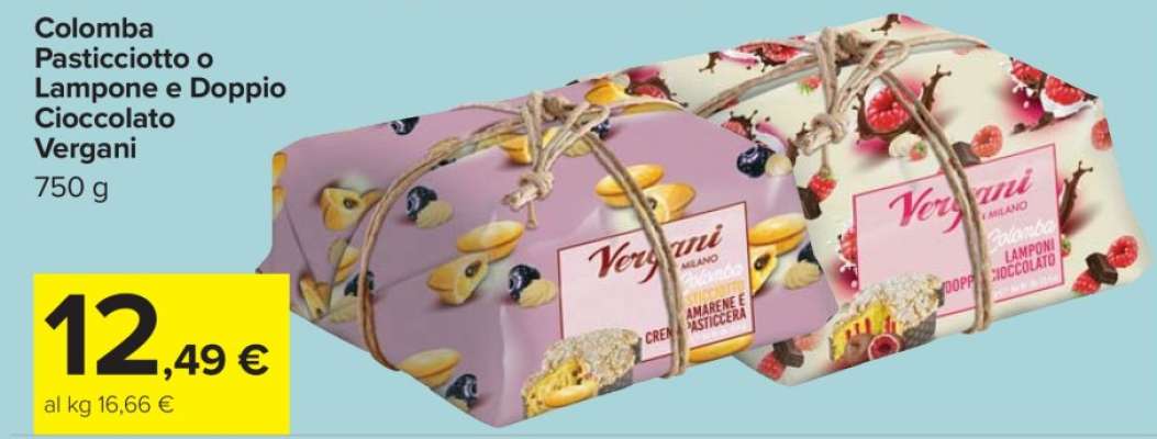 Colomba Pasticciotto o Lampone e Doppio Cioccolato Vergani