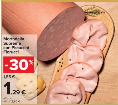 Mortadella Suprema con Pistacchi Fiorucci