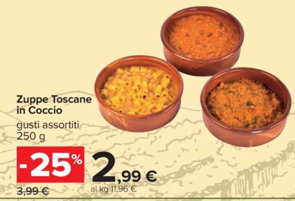 Zuppe Toscane in coccio