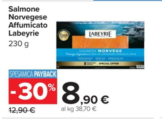 SALMONE NORVEGESE AFFUMICATO LABEYRIE