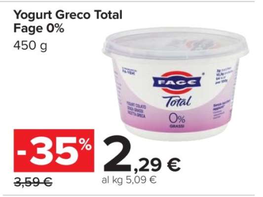 Yogurt Greco Total Fage 0%