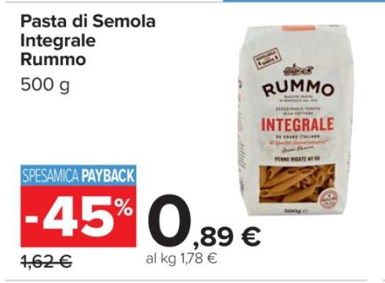 Pasta di Semola Integrale Rummo