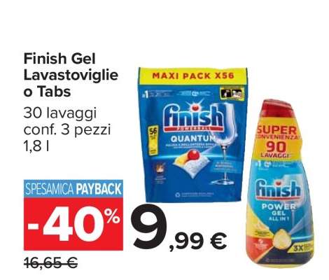 Finish Gel Lavastoviglie o Tabs