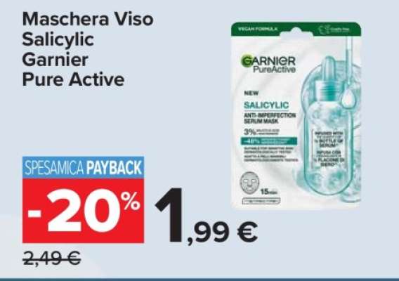 Maschera Viso Salicylic Garnier Pure Active