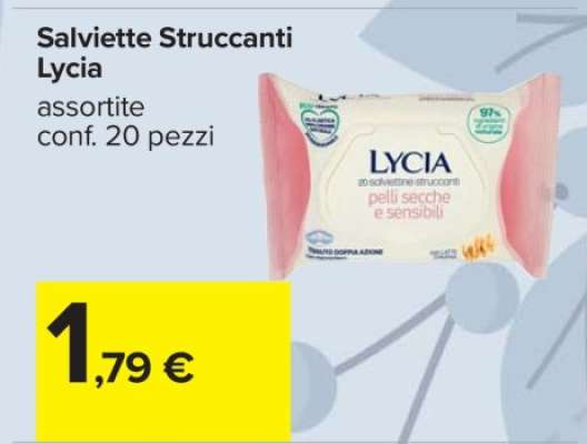SALVIETTE STRUCCANTI LYCIA
