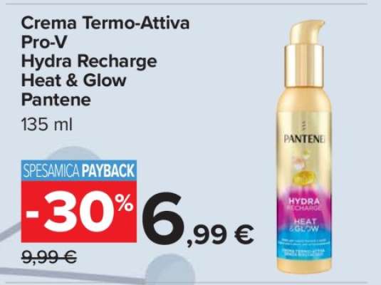 Crema Termo-Attiva Pro-V Hydra Recharge Heat & Glow Pantene
