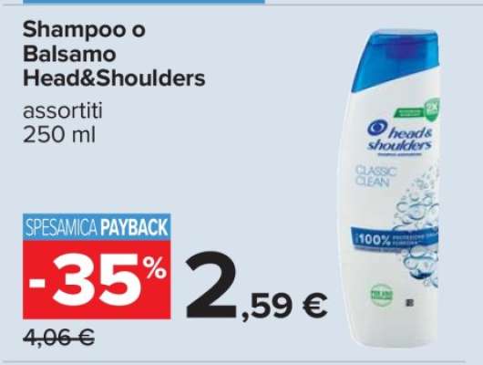 Shampoo o Balsamo Head&Shoulders