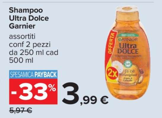 SHAMPOO ULTRA DOLCE GARNIER