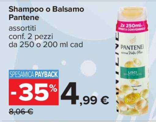 Shampoo o Balsamo Pantene