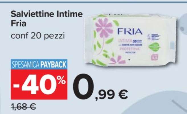 Salviettine Intime Fria
