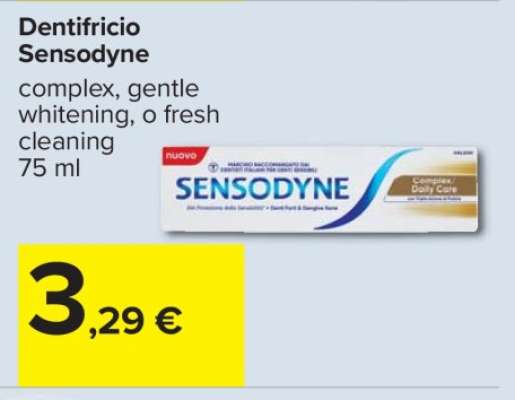 Dentifricio Sensodyne