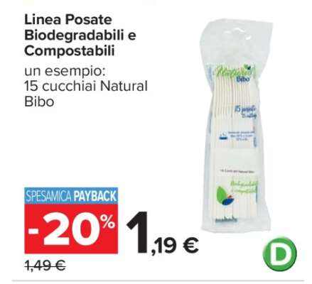 Linea posate Biodegradabili e Compostabili