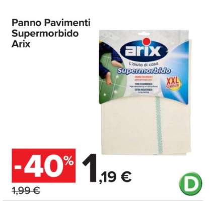 Panno Pavimenti Supermorbido Arix