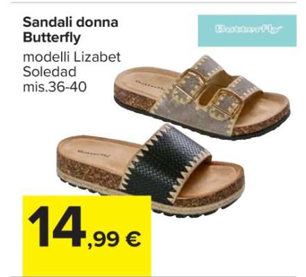 Sandali donna Butterfly