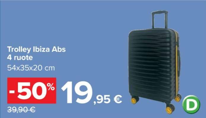 Trolley Ibiza Abs 4 ruote