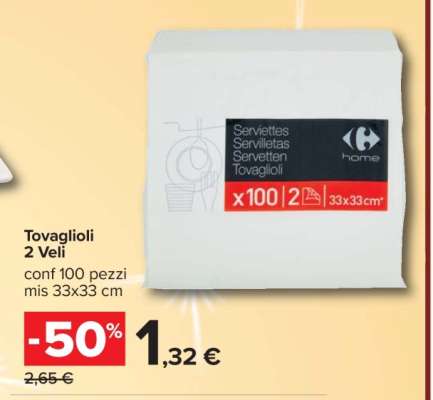 Tovaglioli 2 Veli