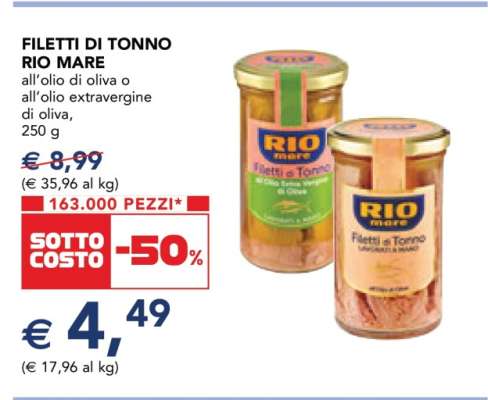 FILETTI DI TONNO RIO MARE