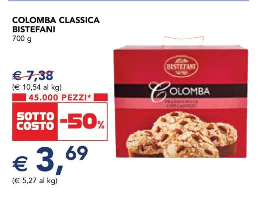 COLOMBA CLASSICA BISTEFANI