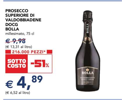 PROSECCO SUPERIORE DI VALDOBBIADENE DOCG BOLLA