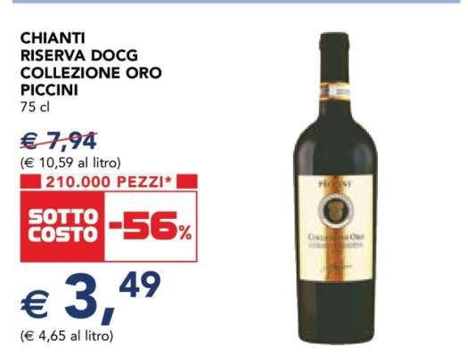 Chianti Riserva DOCG Collezione Oro Piccini