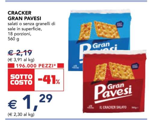 Cracker Gran Pavesi