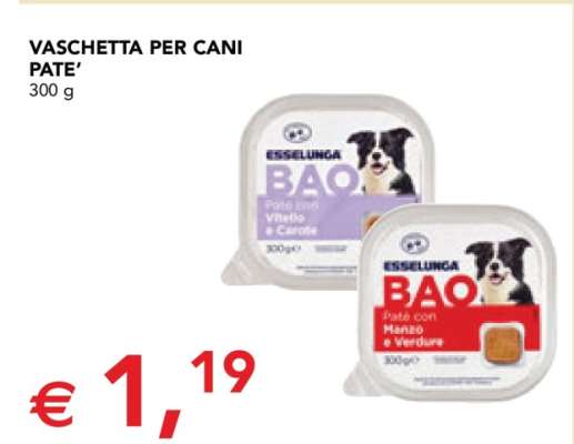 VASCHETTA PER CANI PATE'