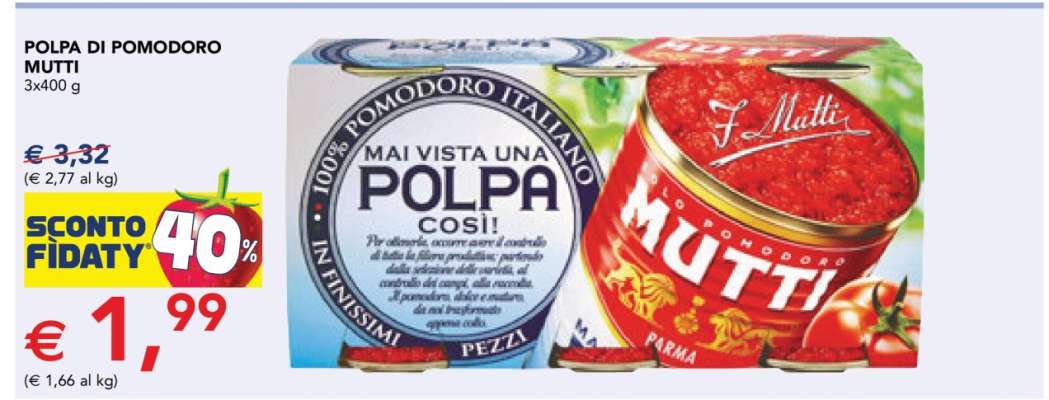 POLPA DI POMODORO MUTTI