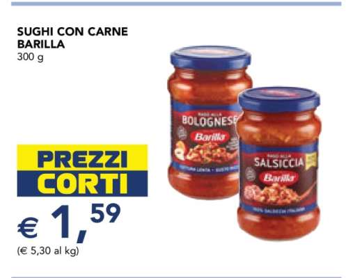 SUGHI CON CARNE BARILLA
