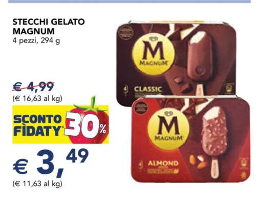 STECCHI GELATO MAGNUM