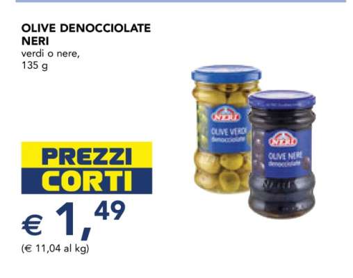 OLIVE DENOCCIOLATE NERI