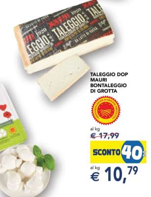 TALEGGIO DOP MAURI BONTALEGGIO DI GROTTA