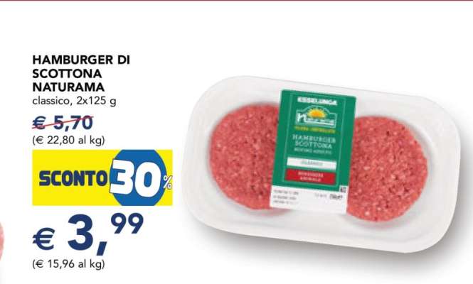 Hamburger di Scottona Naturama