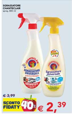 Sgrassatore Chanteclair