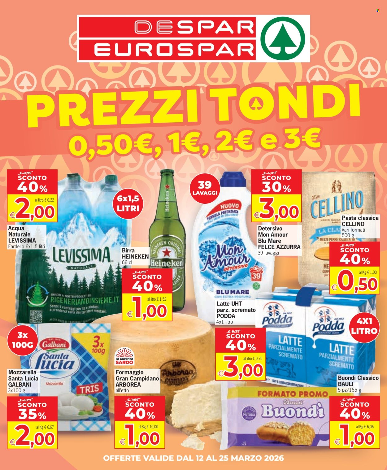 Volantino Eurospar - 12/3/2026 - 25/3/2026. Pagina 1