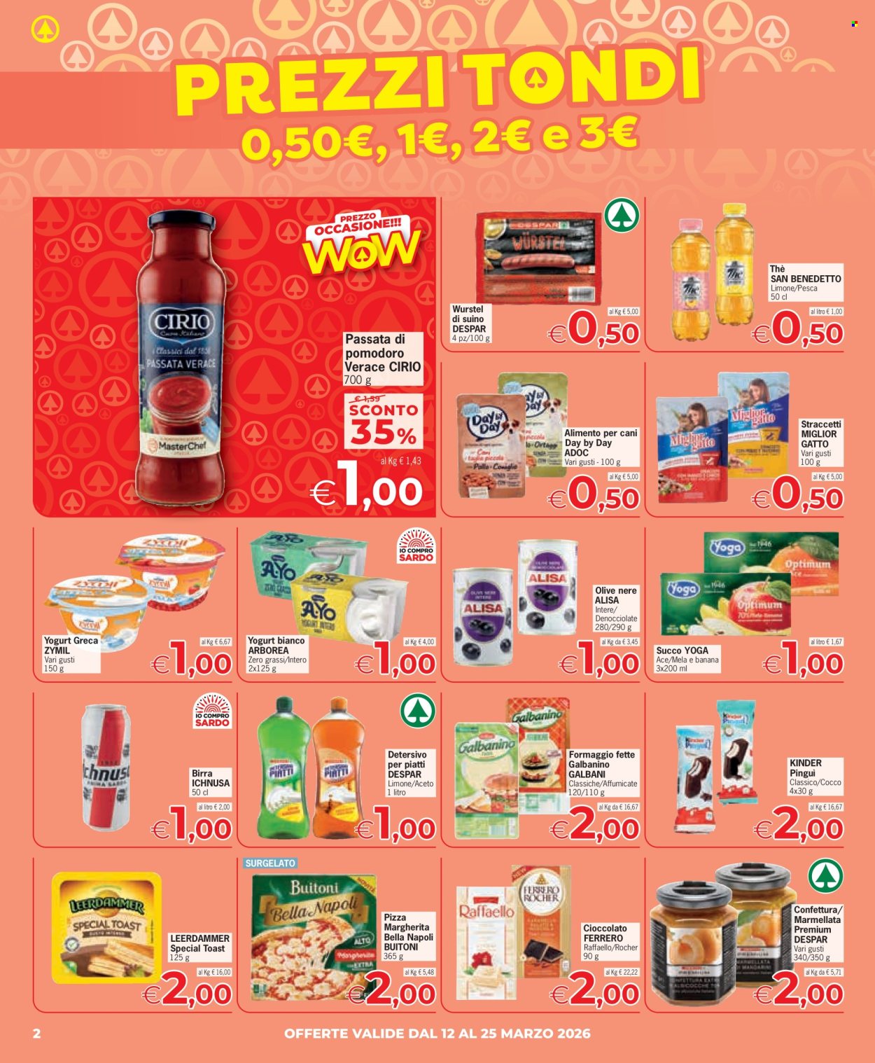 Volantino Eurospar - 12/3/2026 - 25/3/2026. Pagina 2